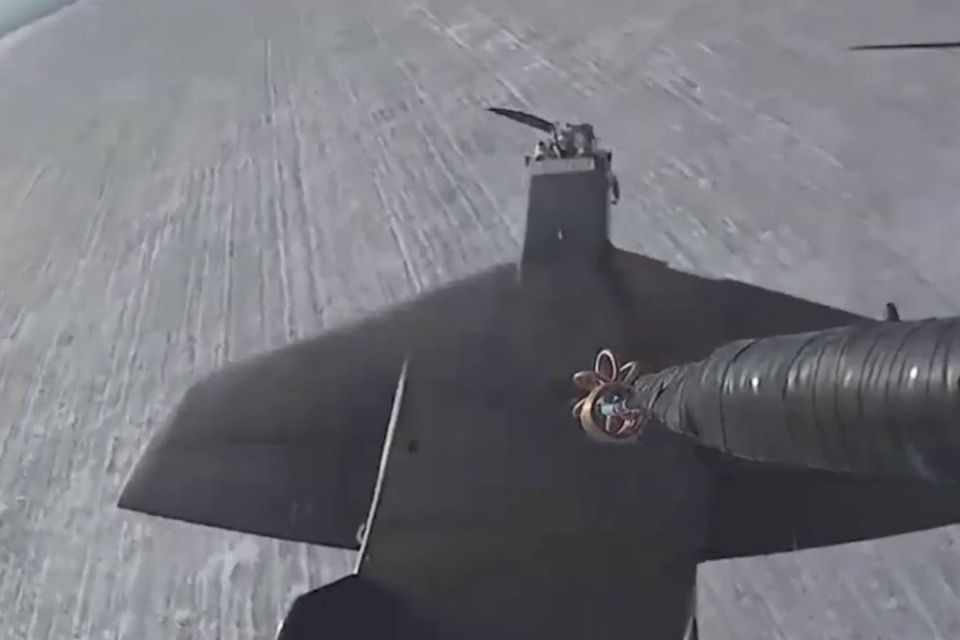 Кадры уничтожения расчетами БПЛА ВС РФ ударных и разведывательных БПЛА самолетного типа и личного состава ВСУ